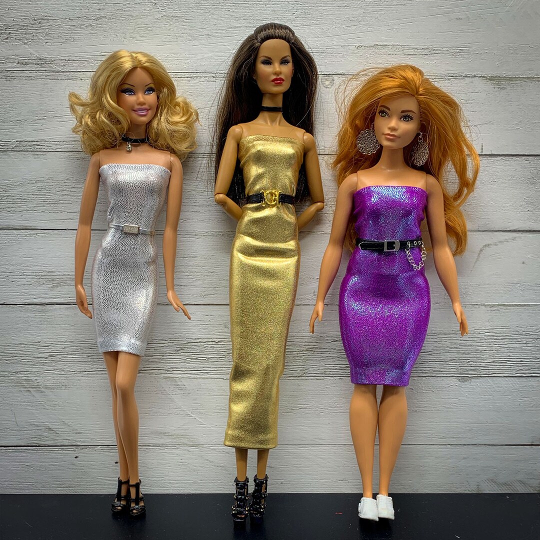 Tube Top Dress For Barbie, Model Muse, Fashion Royalty, and Curvy Dolls | MakerPlace by Michaels Tube Top Dress For Barbie, Model Muse, Fashion Royalty, and Curvy Dolls | MakerPlace by Michaels
